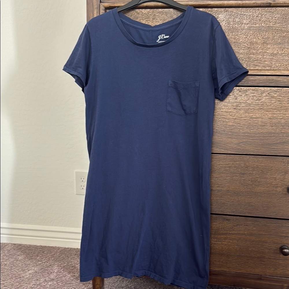 J. Crew Classic Navy Dress